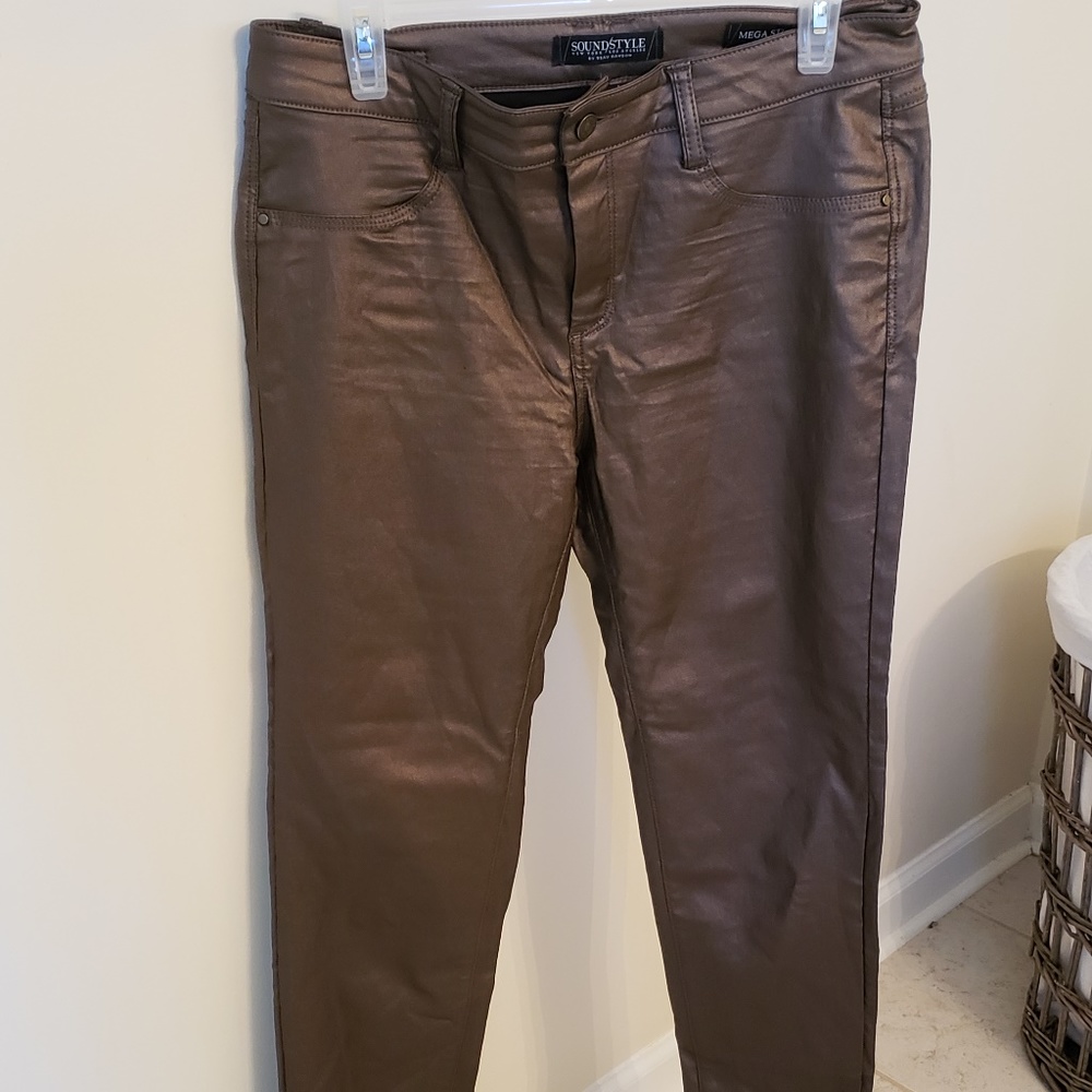 Soundstyle, metallic bronze, size 12 pants